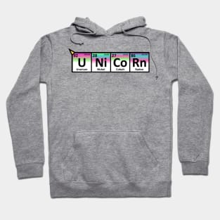 Unicorn on the periodic table Hoodie